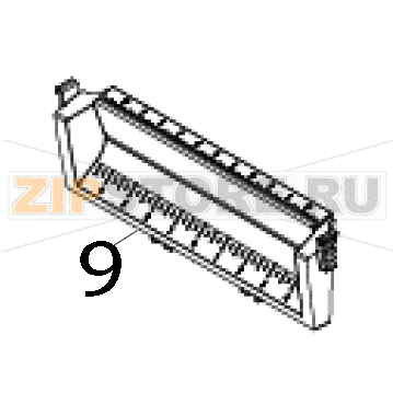 Lower front cover TSC TX300 Lower front cover TSC TX300Запчасть на деталировке под номером: 9