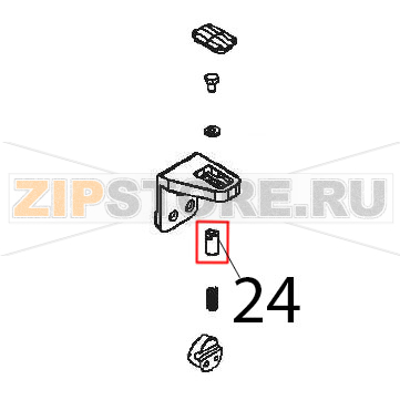 Pin Angelo Po FX61E2 Pin Angelo Po FX61E2Запчасть на деталировке под номером: 24
