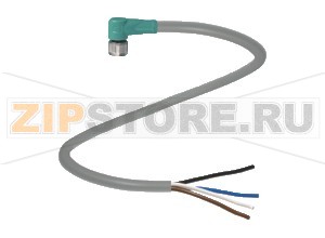 Кабель датчика-исполнительного устройства Female connector V31-WM-3M-PUR Pepperl+Fuchs Описание оборудованияFemale cordset, M8, 4-pin, PUR cable