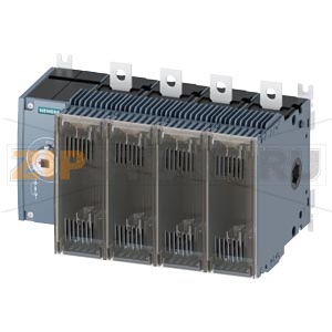 ПРЕДОХРАНИТЕЛЬНЫЙ ВЫКЛЮЧАТЕЛЬ-РАЗЪЕДИНИТЕЛЬ 250A, ТИПОРАЗМЕР 3, 4-ПОЛ FOR LV HRC ПРЕДОХРАНИТЕЛЬ ТИПОРАЗМЕР 0 И 1 ПЕРЕДН.УПРАВЛЕНИЕ СЛЕВА БАЗОВЫЙ БЛОК БЕЗ РУЧКИ ПЛОСКИЕ КЛЕММЫ Siemens 3KF3425-0LF11 