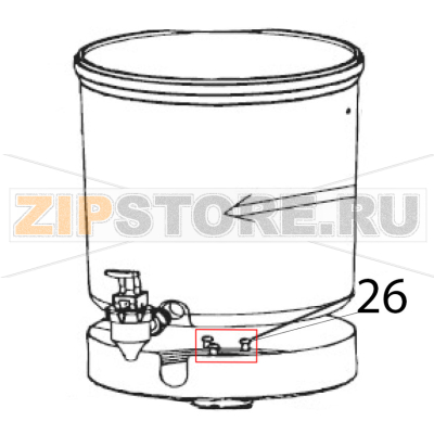 Bolt-3 Hurakan HKN-DB81 Bolt-3 Hurakan HKN-DB81Запчасть на деталировке под номером: 26