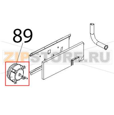 Motore cond. 5 uF, 200 W, alb. M8 conn. 5 poli Unox XV 703G Motore cond. 5 uF, 200 W, alb. M8 conn. 5 poli Unox XV 703GЗапчасть на деталировке под номером: 89