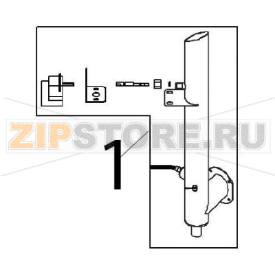 Breather vapors and butterfly valve assembly Angelo Po FX101E1 Breather vapors and butterfly valve assembly Angelo Po FX101E1Запчасть на деталировке под номером: 1