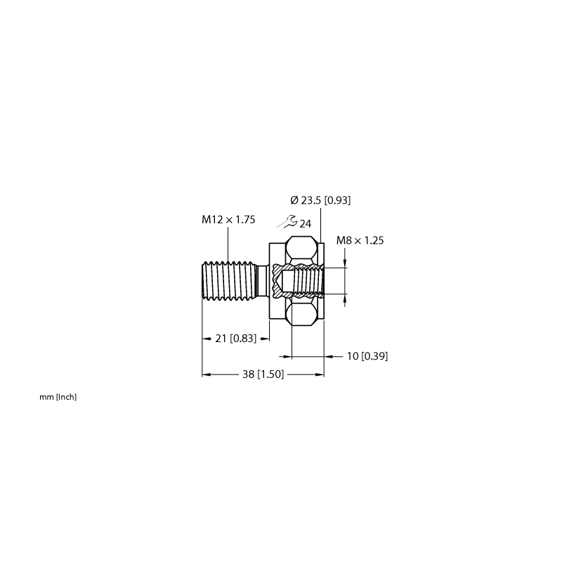 Переходник монтажный Turck MA-M8-M12 
