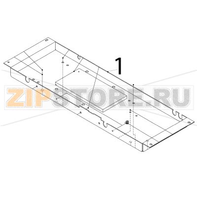 Bracket - ice making mechanism Hoshizaki IM-65NE Bracket - ice making mechanism Hoshizaki IM-65NEЗапчасть на деталировке под номером: 1