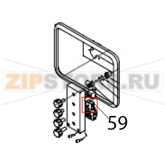 Function swith Hurakan HKN-XF023 Function swith Hurakan HKN-XF023Запчасть на деталировке под номером: 59