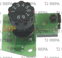 ЭЛЕКТРОННАЯ ПЛАТА СХЕМЫ УПРАВЛЕНИЯ СКОРОСТЬЮ 45X40 ММ