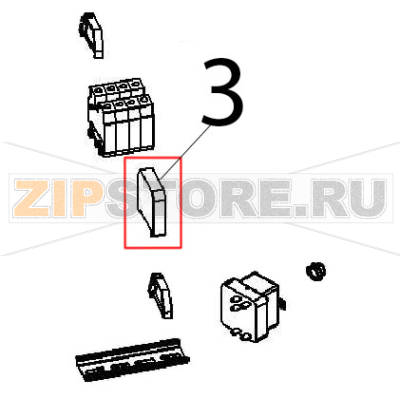 Ground terminal Angelo Po 091FR1E Ground terminal Angelo Po 091FR1EЗапчасть на деталировке под номером: 3