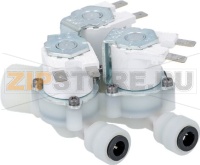 ЭЛЕКТРОМАГНИТНЫЙ КЛАПАН 3-Х ХОДОВОЙ RPE 180° Ø 8 ММ