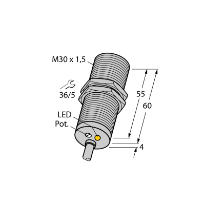 Датчик индуктивный Turck BI15-M30-LUAP6X 