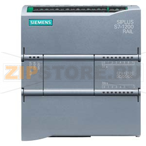 SIPLUS S7-1200, Компактное ЦПУ 1212C DC/DC/DC RAIL для применения на ж/д (EN50155), рабочая температура -25 ... +70&amp;#176;C со стойким покрытием, на основе 6ES7212-1AE40-0XB0. Компактное ЦПУ, встроенные входы/выходы: 8 DI =24 В, 6 DO =24 В, 2 AI 0 - 10 В, 