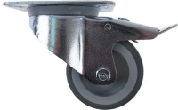 SWIVELLING CASTOR W/PLATE W/BRACKET