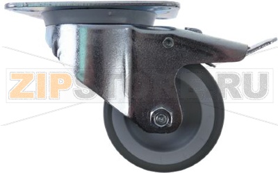 SWIVELLING CASTOR W/PLATE W/BRACKET 