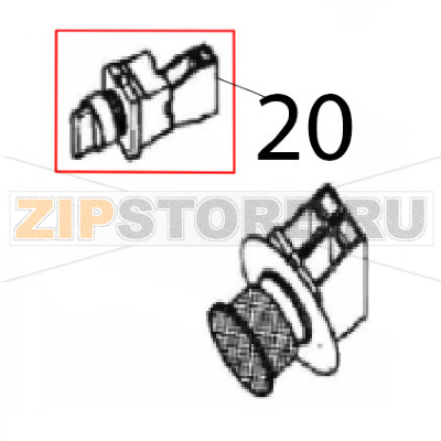 Switch Angelo Po C165D Switch Angelo Po C165DЗапчасть на деталировке под номером: 20
