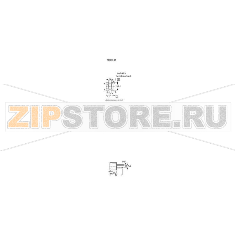 Датчик оптоэлектронный, отражающий Vishay CNY 70 