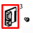 Option adaptor PCB ass'y Godex G530