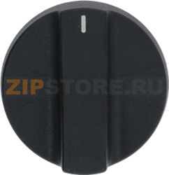 KNOB IGNIS TYPE BLACK ø 51 mm 