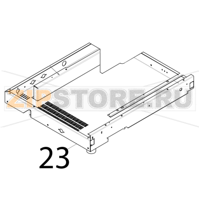 Basamento Tecnoeka KF 1010 EV UD Basamento Tecnoeka KF 1010 EV UDЗапчасть на деталировке под номером: 23