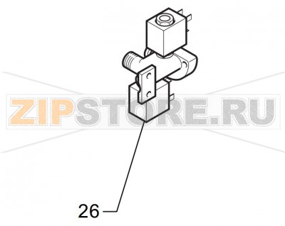 Группа клапанов (тройник с катушками) Saeco Royal Cappuccino - сняты с производства Группа клапанов (тройник с катушками) для кофемашины Saeco Royal CappuccinoЗапчасть на деталировке под номером: 26Количество запчастей в комплекте: 1Оригинальное название запчасти Saeco: Rubinetto con bobine 230V