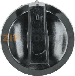 KNOB BURNER BLACK ø 45 mm 