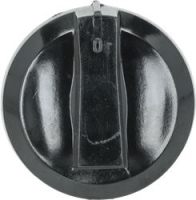 KNOB BURNER BLACK ø 45 mm