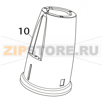 Corpo macinadosatore Macap M2M Corpo macinadosatore Macap M2MЗапчасть на деталировке под номером: 10