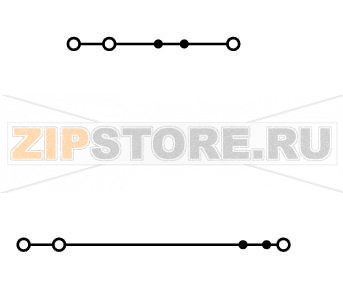 3-проводные двухуровневые клеммы; Проходные / проходные клеммы; L/L; для DIN-рейки 35 x 15 и 35 x 7,5; 2,5 мм; CAGE CLAMP®; 2,50 mm; серые Wago 870-531 