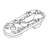 Lower Gearcase White KitchenAid K45