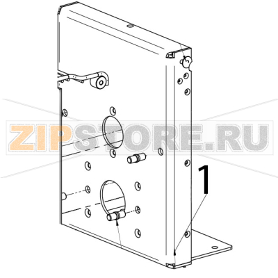 Telaio Fimar PF40E Telaio Fimar PF40EЗапчасть на деталировке под номером: 1
