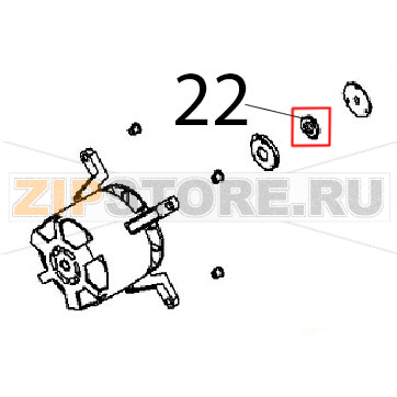 Cuscinetto motore Angelo Po FX201G3 Cuscinetto motore Angelo Po FX201G3Запчасть на деталировке под номером: 22