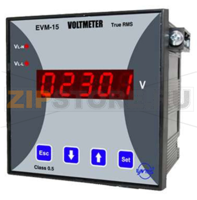 Вольтметр 24-250 В/AC/DC, 10-600 В/AC Entes EVM-15-96 