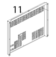 Schiena inox Unox XV 203G