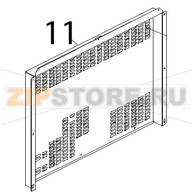 Schiena inox Unox XV 203G Schiena inox Unox XV 203GЗапчасть на деталировке под номером: 11