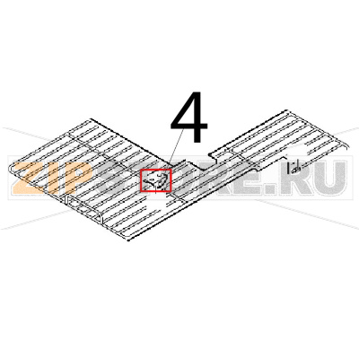 Profilo U Angelo Po 1G1FA0G Profilo U Angelo Po 1G1FA0GЗапчасть на деталировке под номером: 4