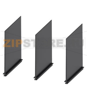 phase barriers H=100mm for 4-pole, 6 units for fixed-mounted circ. breaker Ue &gt; 440V accessory for circuit breaker 3WL10 / 3VA27 Siemens 3VW9724-0WA10 