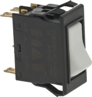 PUSH-BUTTON THERM. 2-POLE WHITE 1A240V