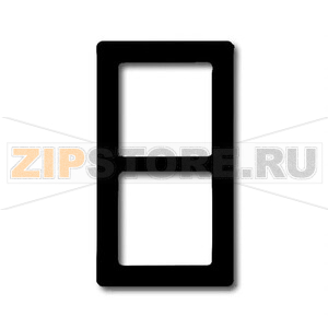 Рамка двухместная, антрацитовая ABB 2CKA001730A0233 
