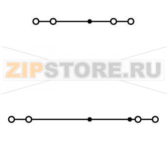 4-проводниковые двухуровневые клеммы; Проходные / проходные клеммы; L/L; с нанесением маркировки; для DIN-рейки 35 x 15 и 35 x 7,5; 2,5 мм; Push-in CAGE CLAMP®; 2,50 mm; серые Wago 2002-2431 
