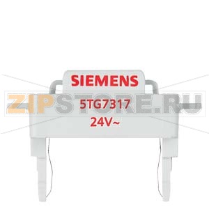 DELTA ПЕРЕКЛЮЧЕНИЕ A. КНОПКА ВСТАВКИ СВЕТОДИОДОВ ДЛЯ ФУНКЦИЯ КОНТРОЛЯ 24V/50HZ, КРАСНЫЙ Siemens 5TG7317 