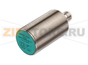 Индуктивный датчик Inductive sensor NRB15-30GS50-E3-V1 Pepperl+Fuchs General specificationsSwitching functionNormally closed (NC)Output typePNPRated operating distance15 mmInstallationflushOutput polarityDCAssured operating distance0 ... 12.15 mmReduction factor rAl 1Reduction factor rCu 1Reduction factor r304 1Reduction factor rSt37 1Nominal ratingsOperating voltage10 ... 30 V DCSwitching frequency0 ... 750 HzHysteresistyp. 3  %Reverse polarity protectionreverse polarity protectedShort-circuit protectionpulsingVoltage drop&le 2 VRated insulation voltage60 VOperating current0 ... 200 mAOff-state current0 ... 0.5 mA typ. 0.1 &microA at 25 °CNo-load supply current&le 15 mAConstant magnetic field200 mTAlternating magnetic field200 mTSwitching state indicatorMultihole-LED, yellowFunctional safety related parametersMTTFd1140.2 aMission Time (TM)20 aDiagnostic Coverage (DC)0 %Approvals and certificatesProtection classIIRated insulation voltage60 VRated impulse withstand voltage800 VUL approvalcULus Listed, Type 1 enclosure Class 2 power sourceCCC approvalCCC approval / marking not required for products rated &le36 VAmbient conditionsAmbient temperature-25 ... 70 °C (-13 ... 158 °F)Storage temperature-40 ... 85 °C (-40 ... 185 °F)Mechanical specificationsConnection typeConnector M12 x 1 , 4-pinHousing materialStainless steel 1.4305 / AISI 303Sensing facePBTHousing diameter30 mmDegree of protectionIP67Mass113 gGeneral informationScope of delivery2 self locking nuts in scope of delivery