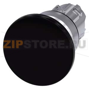 АКТУАТОР ГРИБОВИДНОЙ КНОПКИ, 22MM, КРУГЛ., ГЛЯНЦЕВЫЙ МЕТАЛЛ, КНОПКА ЧЁРНАЯ, 40MM, БЕЗ ФИКСАЦИИ, С ГРАВИРОВКОЙ ЛАЗЕРОМ, КАСТОМИЗИРОВАННАЯ МАРКИРОВКА ИЛИ ГРАФИЧЕСКИЕ СИМВОЛЫ В СООТВЕТСТВИИ С ВЫБОРОМ В КОНФИГУРАТОРЕ SIRIUS ACT (CIN) Siemens 3SU1050-1BD10-0AA 