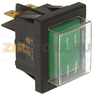 ЗЕЛЕНАЯ ИНДИКАТОРНАЯ ЛАМПА, 230 В 