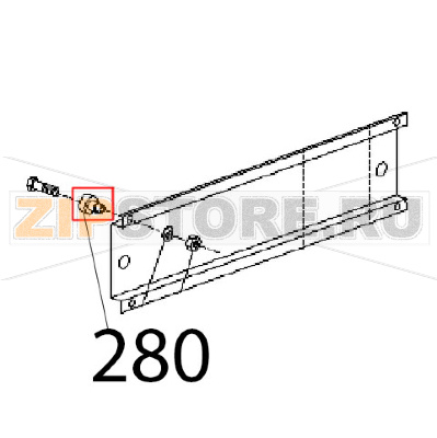 Perno asta sollevamento Angelo Po KD130EAT Perno asta sollevamento Angelo Po KD130EATЗапчасть на деталировке под номером: 280