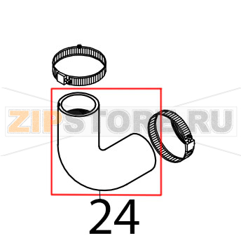 Inlet elbow Silanos N700 PS Inlet elbow Silanos N700 PSЗапчасть на деталировке под номером: 24