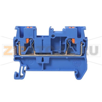 Клемма проходная Push-in, синяя CHIKU RPV 2,5 BU 