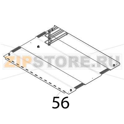 Bottom oven Piron P920RXS Bottom oven Piron P920RXSЗапчасть на деталировке под номером: 56