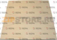 LOT DE 2 PLAQUES REFRACTAIRES 530x530 mm