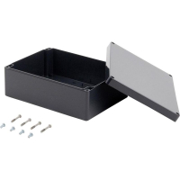 Корпус пластиковый 200x150x75 мм, серый, 1 шт TRU Components KST 223
