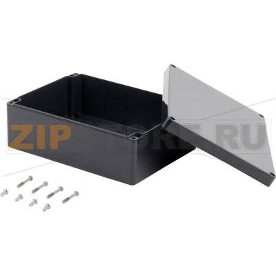 Корпус пластиковый 200x150x75 мм, серый, 1 шт TRU Components KST 223 