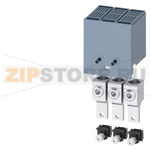 wire connector large 3 units accessory for: 3VA4/5 125 Siemens 3VA9133-0JJ12 